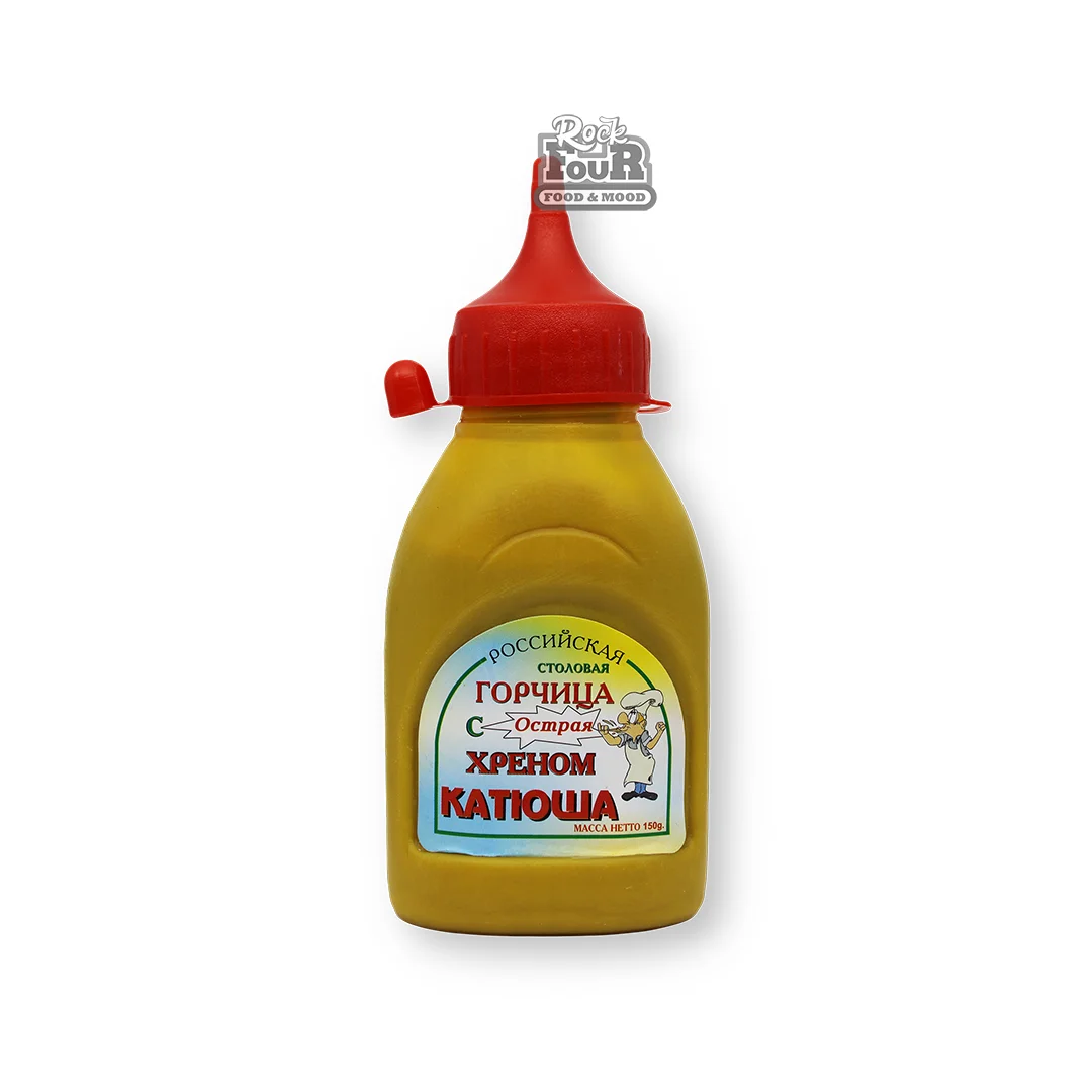 Mustard with horseradish "Katyusha" 150g